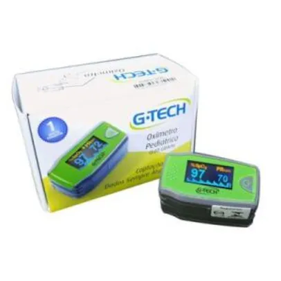 Oximetro de Pulso G-Tech OLED Pediatrico Verde | R$ 50