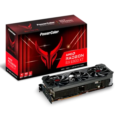 Placa de Vídeo RX 6900 XT PowerColor Radeon Red Devil, 16GB, GDDR6, FSR, Ray Tracing, AXRX 6900XT