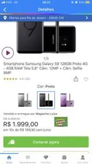 Smartphone Samsung Galaxy S9 128GB | R$1.529