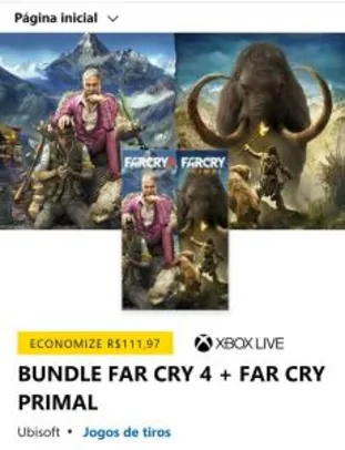 BUNDLE FAR CRY 4 + FAR CRY PRIMAL [Xbox One]