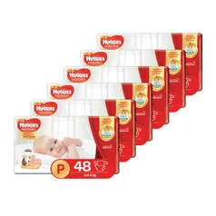 Kit de Fraldas Huggies Mega Supreme Care P - 288 Unidades R$128