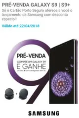 Smartphone Galaxy S9 Samsung 128GB - R$2969,10