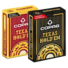 kit 2 Baralhos Copag de Poker Texas Hold`Em compre 2 ganhe 10%