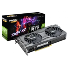 Placa de Vídeo INNO3D GeForce RTX 3060 TWIN X2, 12GB, GDDR6, DLSS, Ray Tracing, N30602-12D6-119032AH