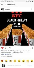 Black Friday KFC em Dobro