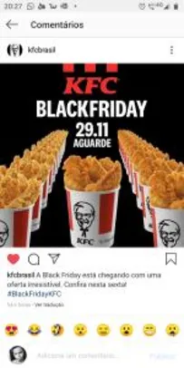 Black Friday KFC em Dobro