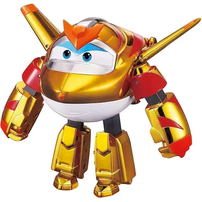 Super Wings - 5" Transformando Golden Boy Avião Brinquedos Figura de Ação de Veículo| Avião para rob