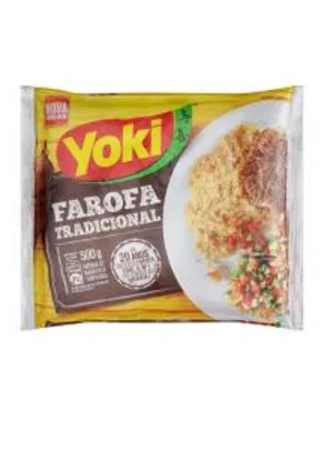 [PRIME] Farofa Mandioca Temperada Yoki 500g - R$3,59