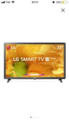 Smart TV LED 32" HD LG 32LM625BPSB - R$807