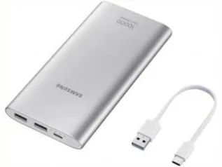 [Cartão original] Carregador Portátil/Power Bank Samsung 10000mAh - Fast Charge