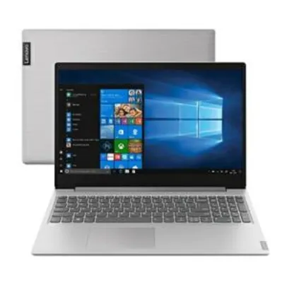 Notebook Lenovo Ultrafino Ideapad S145 Celeron Tela 15,6" Memória RAM 4GB HD 500GB Windows 10 Geforce Prata