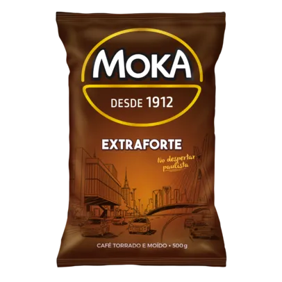 Café Torrado e Moído Extra Forte MOKA Pacote 500g