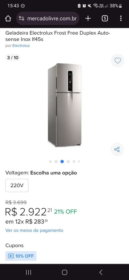 Imagen na descrição da promoção