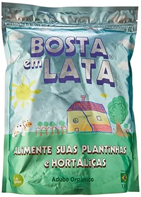 Fertilizante Orgânico Bosta em Lata Plantas e Hortaliças Zip - 1.8 kg