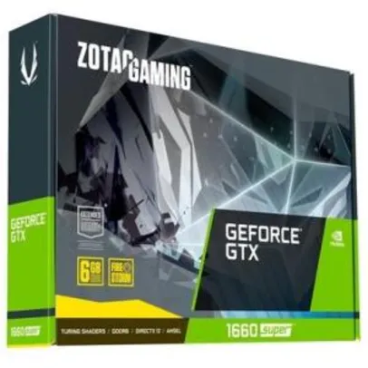 Placa de Vídeo Zotac Gaming NVIDIA GeForce GTX 1660 Super Twin Fan, 6GB, GDDR6 - ZT-T16620F-10L