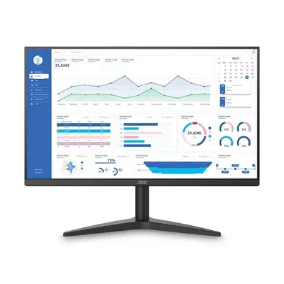 Monitor Aoc 27b1hm 27Polegadas Preto, Bivolt, 75hz, Adaptive-sync hdmi vga