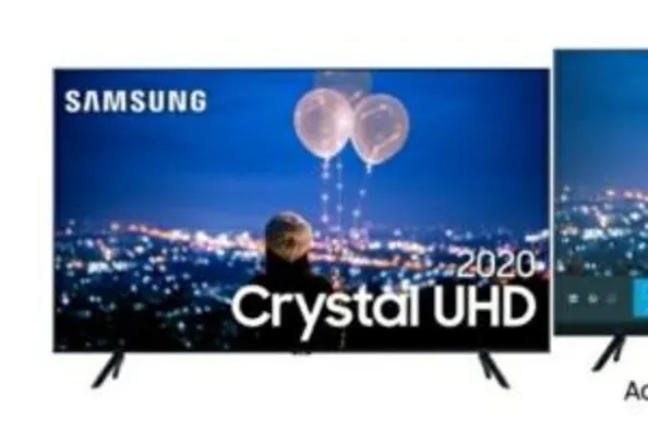 (AME) Samsung Smart TV 75" Crystal UHD 75TU8000 4K | R$5.605
