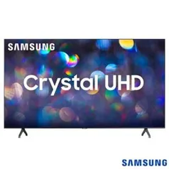 Samsung Smart TV Crystal UHD TU7000 4K 58" Borda Infinita Controle Único Visual Livre de Cabos Bluetooth