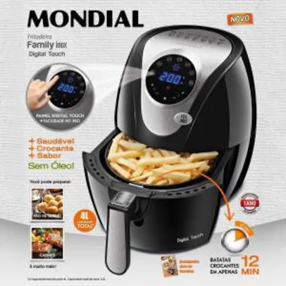 Fritadeira Elétrica sem Óleo Digital Touch 3,2 Litros AF-26 Mondial - 110V