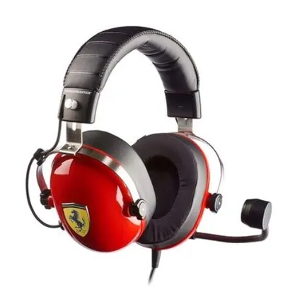 Headset Gamer Thrustmaster Ferrari Edition, Driver 50mm, para PC PS3/4 Xbox One/360 Mobile - 4060105