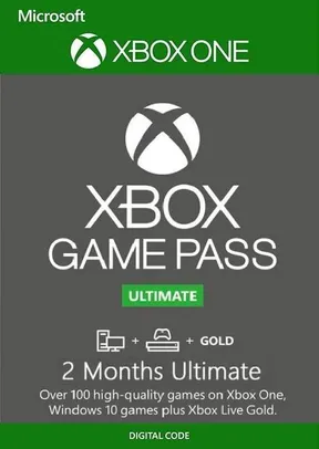 [Contas Novas] 2 Meses Xbox Game Pass Ultimate Trial Xbox One / PC 