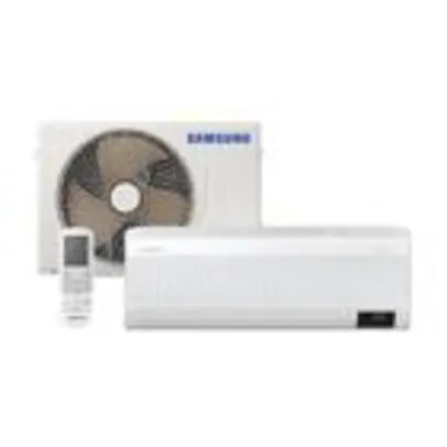 Ar-condicionado Split Inverter Samsung WindFree Connect Sem Vento 12.000 BTUs AR12CVFAMWKNAZ 220