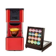 Cafeteira Pop Plus + Porta Cápsulas + R$150 em Cápsulas R$229