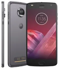 Smartphone Motorola Moto Z2 Play Dual Chip Android 7.1.1 Nougat Tela 5,5" Octa-Core 2.2 GHz 64GB Câmera 12MP - Platinum - R$ 1261