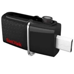 [Ponto Frio] Pendrive para Smartphone e Tablet 64GB SanDisk Ultra Dual Drive USB 3.0 64 GB por R$ 129,95