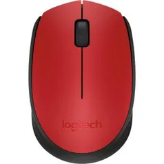 Mouse sem Fio M170 Vermelho - Logitech R$33