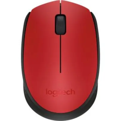 Mouse sem Fio M170 Vermelho - Logitech R$33