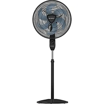 Ventilador de Coluna Cadence Eros Turbo, 110V, Preto e Azul, VTR869