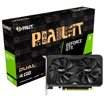 Placa de Vídeo Palit NVIDIA GeForce GTX 1630 Dual, 4GB GDDR6, 64 Bits - NE6163001BG6-1175D