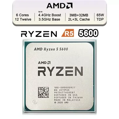 Processador Ryzen 5 5600 Novo