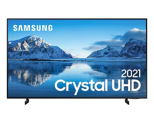 Smart TV Samsung 50" Crystal UHD 4K 50AU8000 Painel Dynamic Crystal 