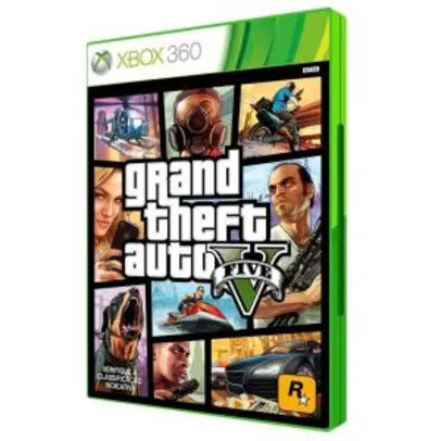 Game GTA V - Grand Theft Auto V Xbox 360 - R$60