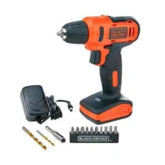 [APP] FURADEIRA E PARAFUSADEIRA S/FIO BLACK DECKER - BIVOLT - FRETE GRÁTIS- [ R$76,39 CC SHOPTIME ou R$89,00 em 1x no CC]