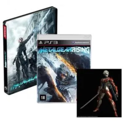 Metal Gear Rising com Steelbook + DLC Inferno Amor (PS3) - R$30 / Frete gratis