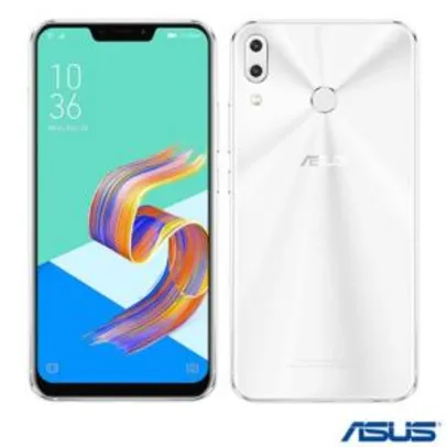 Zenfone 5 Branco Asus, com Tela de 6,2", 4GB, 64GB e Câmera 12 + 8MP - ZE620KL-1B055BRR - UXZE620KL6BCO_PRD - R$1789