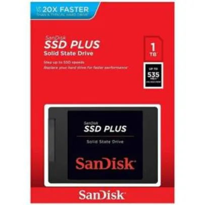 (APP/Prime) SSD Sandisk 1TB G26 Leitura 535MB/s, Gravação 450MB/s