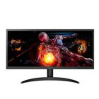 Monitor Gamer LG 26 IPS, Ultra Wide, 75Hz, Full HD, 1ms, FreeSync Premium, HDR 10, 99% sRGB, HDMI