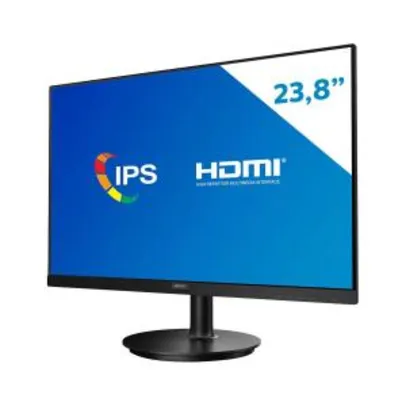 Monitor Philips 242V8A - 23.5' IPS - DP/HDMI Full HD | R$ 799