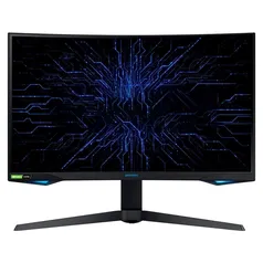 Monitor Gamer Curvo Samsung Odyssey 27&amp;quot; Wqhd 240hz Hdmi Dp Freesync Série G7 Preto