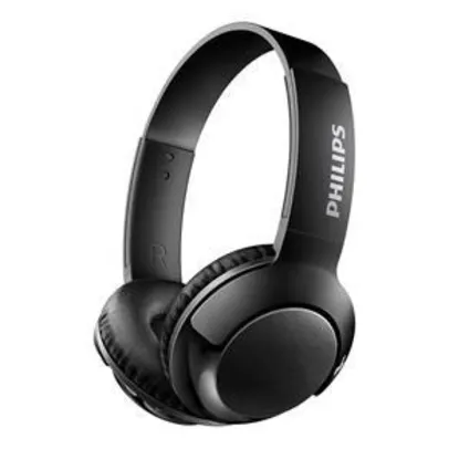 Fone de Ouvido Philips SHB3075BK/00 com Bass+ Microfone e Tecnologia Bluetooth - Preto R$ 123,40