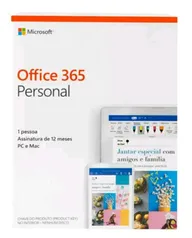 (APP) Pacote Office 365 Personal 1 Ano Digital