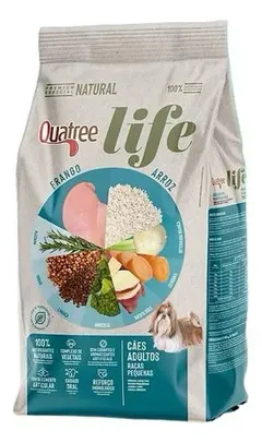 Quatree Premium Ração Life Adultos Raças Pequenas 10,1 Kg