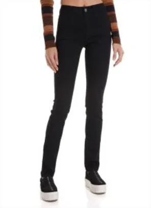 CALÇA JOHN JOHN MIDI SKINNY LONG MANAMA JEANS PRETO FEMININA - R$119