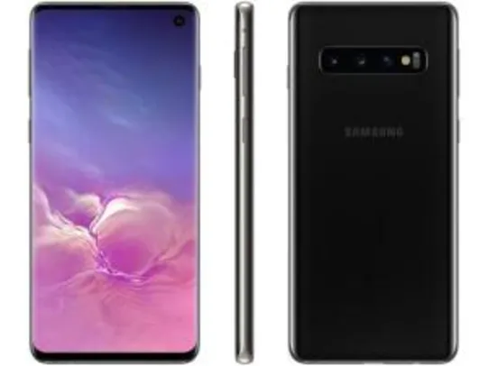 Smartphone Samsung Galaxy S10 512GB Preto 4G - 8GB RAM Tela 6,1” Câm. Tripla + Câm. Selfie 10MP