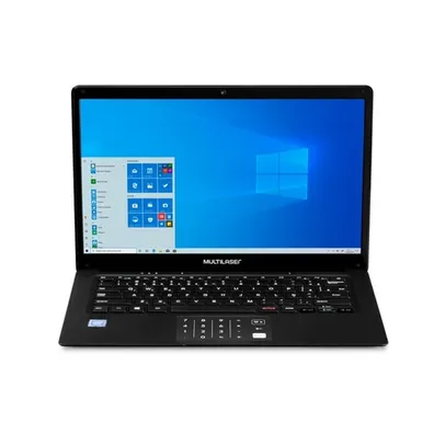 Notebook Legacy Book, com Windows 10 Home, Processador Intel Celeron 4GB 64GB, Tela 14,1 Pol Multilaser - PC250 | R$1.614