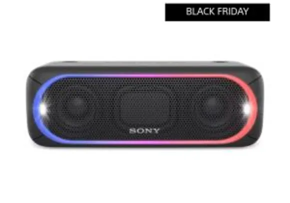 Caixa de som sem fios SRS-XB30, com Extra Bass, Bluetooth com NFC,com led Multicolorido, Resistente a Água - R$ 399,96